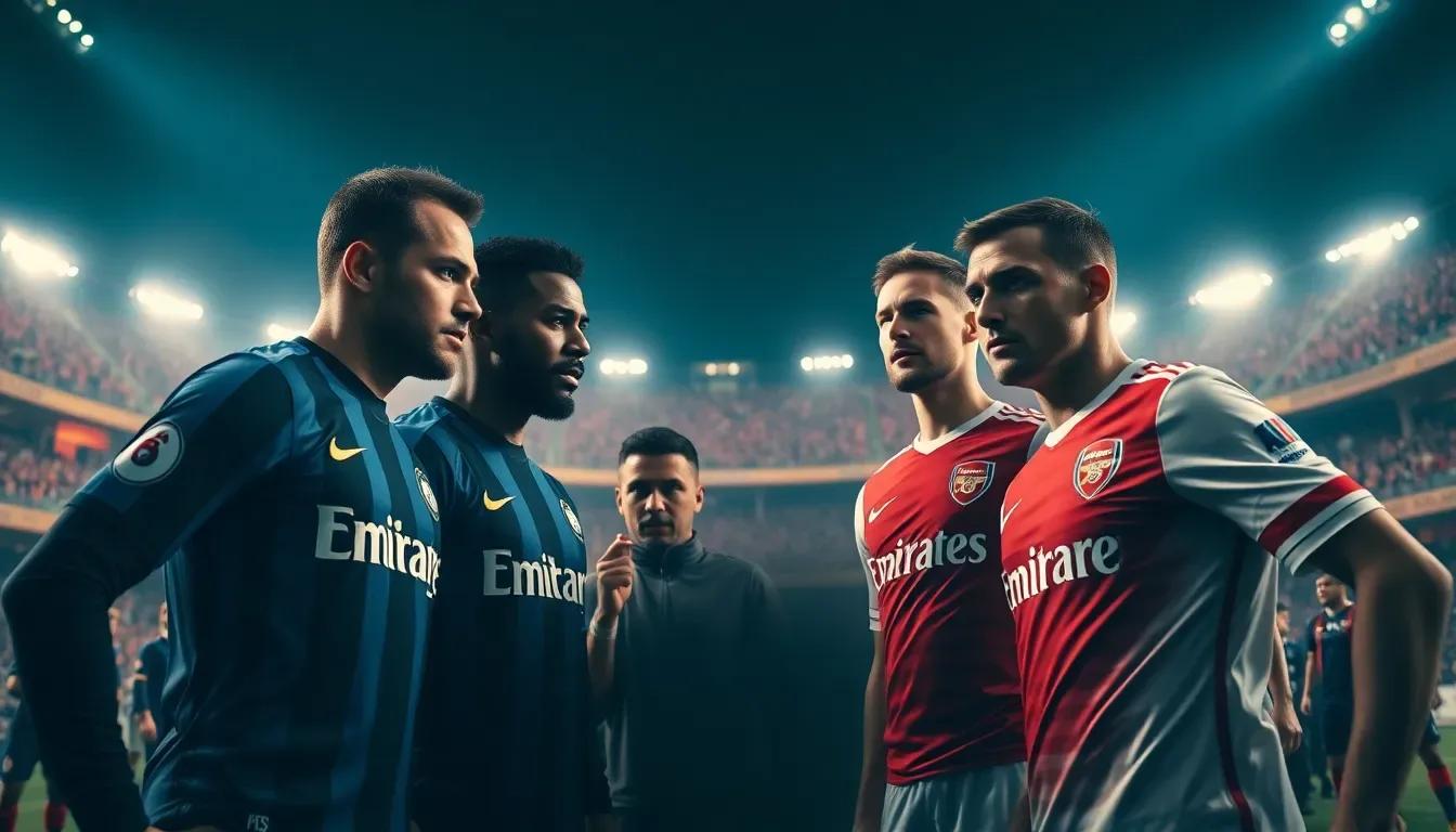 Champions: Inter y Arsenal empatan 0-0 en duelo clave
