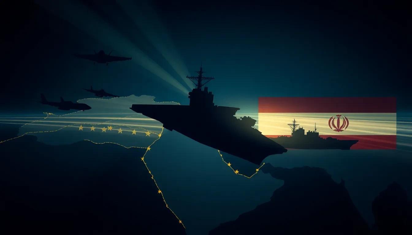 EEUU despliega poderío militar ante tensión con Irán