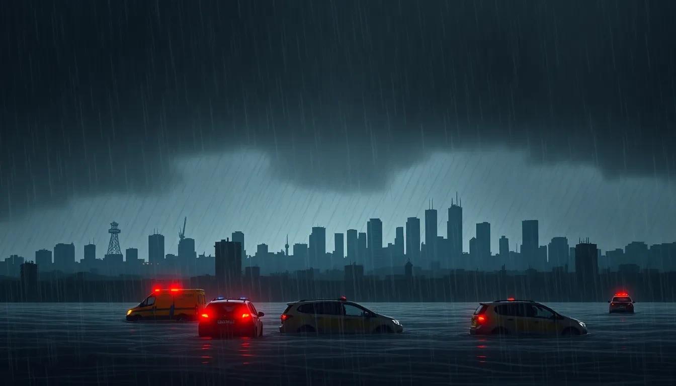 Lluvias récord inundan Hadera; clima cambia para el fin de semana