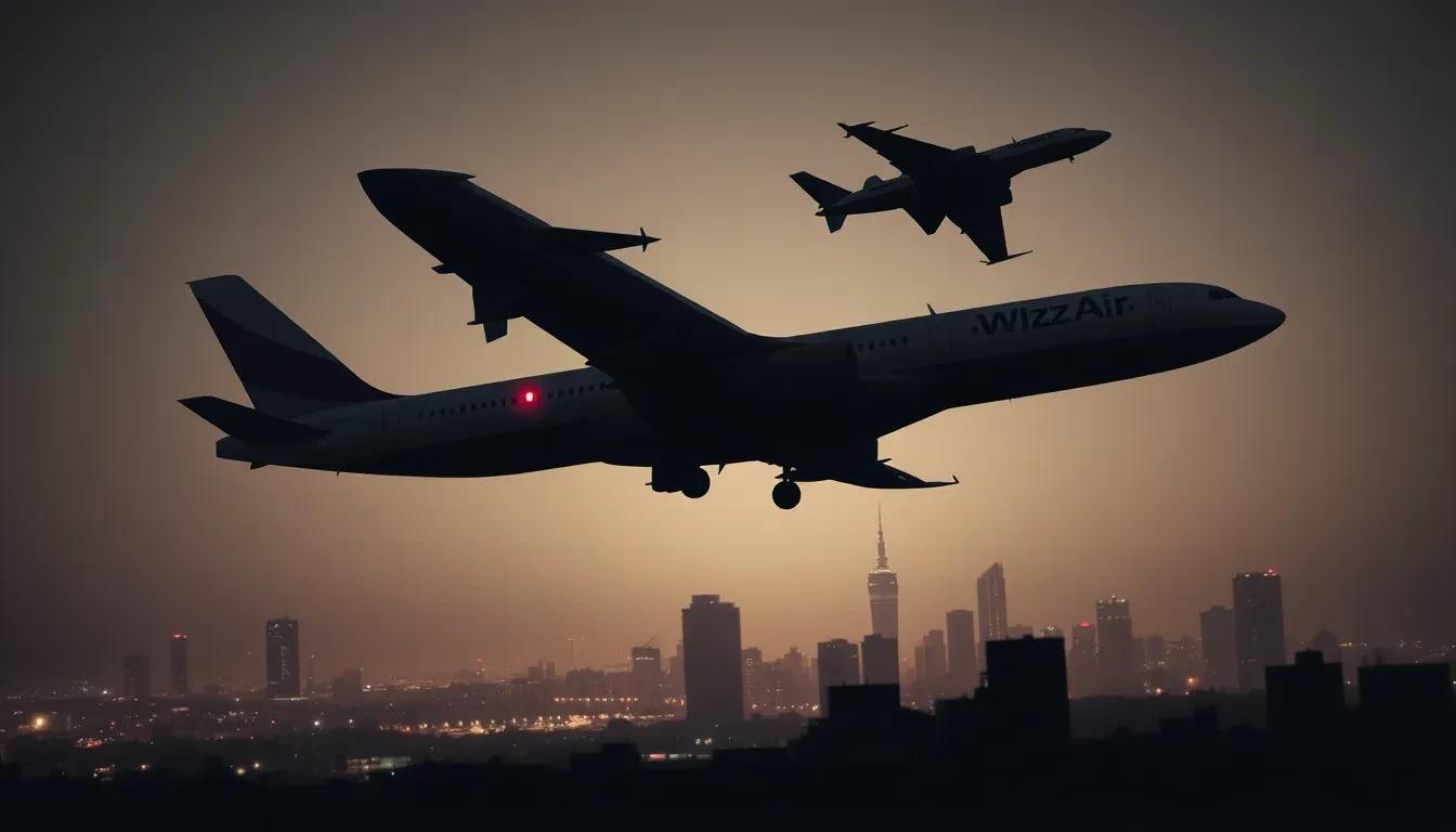Cazas israelíes interceptan vuelo Wizz Air cerca de Ben Gurión