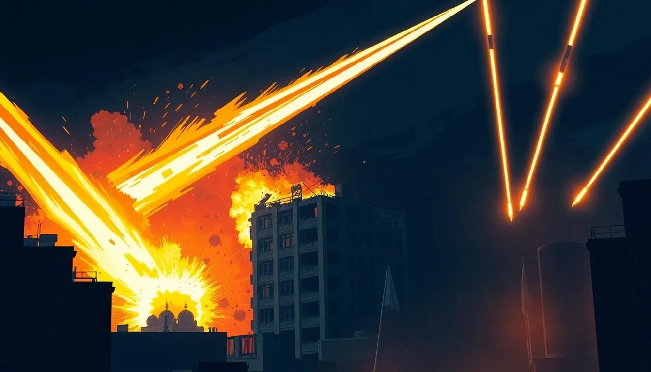 Misil iraní impacta Tel Aviv: una muerta y 40 edificios dañados