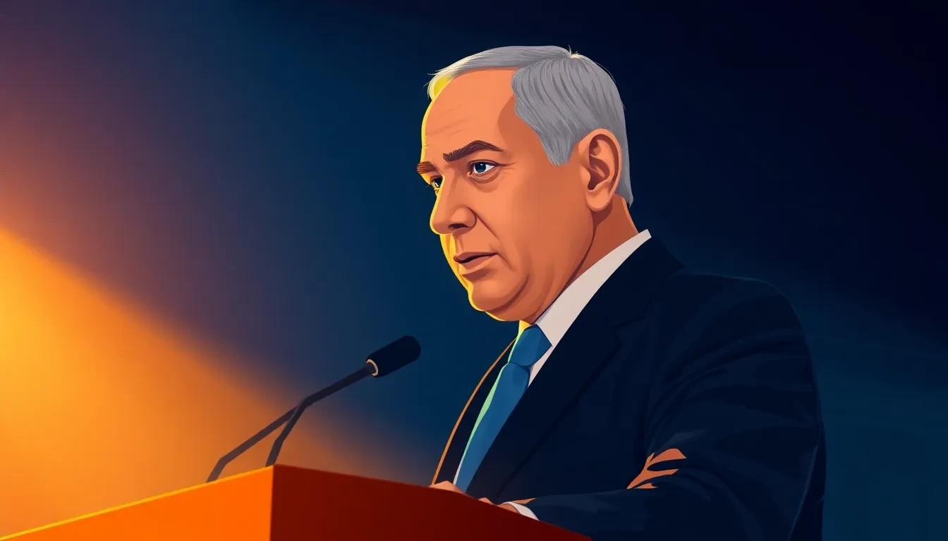 Netanyahu asiste a lectura de la Meguilá desafiando directivas de Defensa Civil