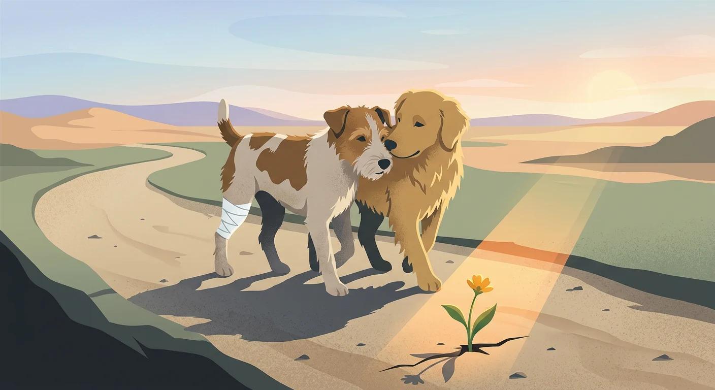 Perros heridos por misiles en Eilat inician camino a la rehabilitación