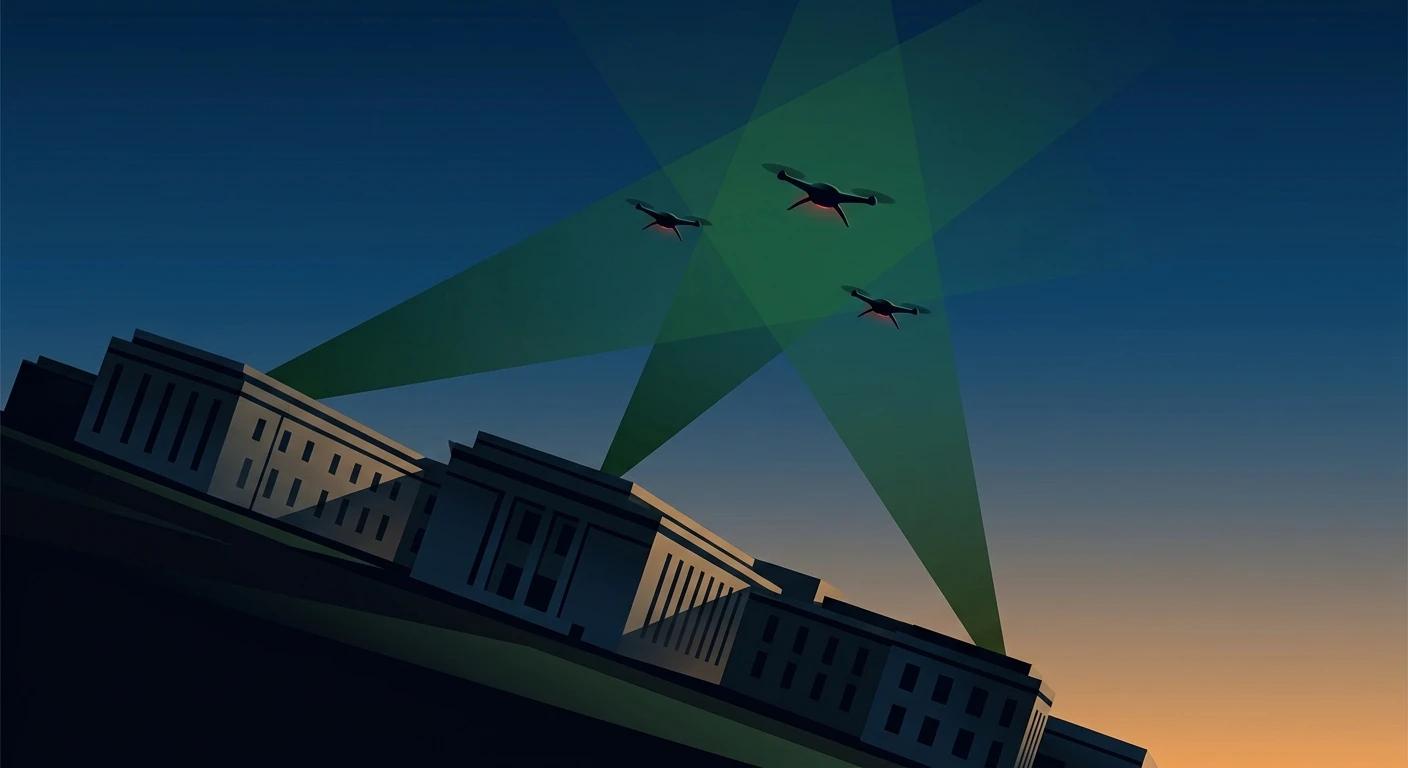 Drones no identificados sobrevuelan base militar de EEUU con altos cargos