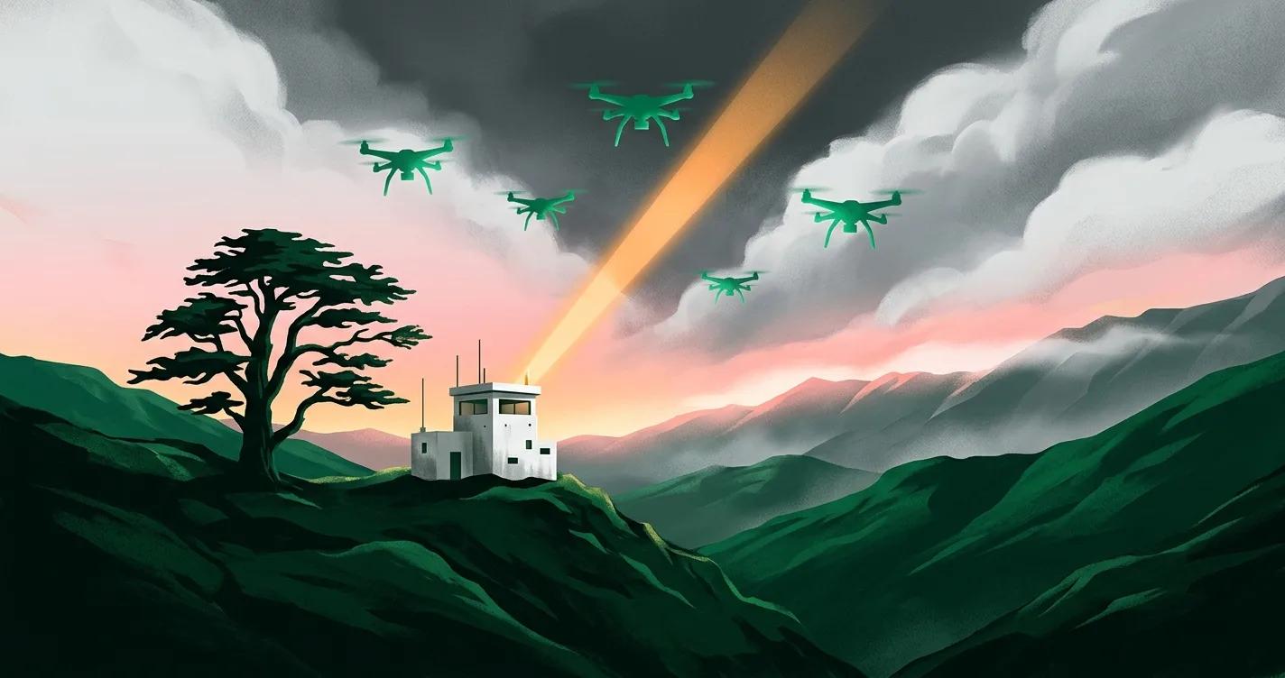 Hezbolá lanza cinco drones hacia el norte de Israel, todos interceptados