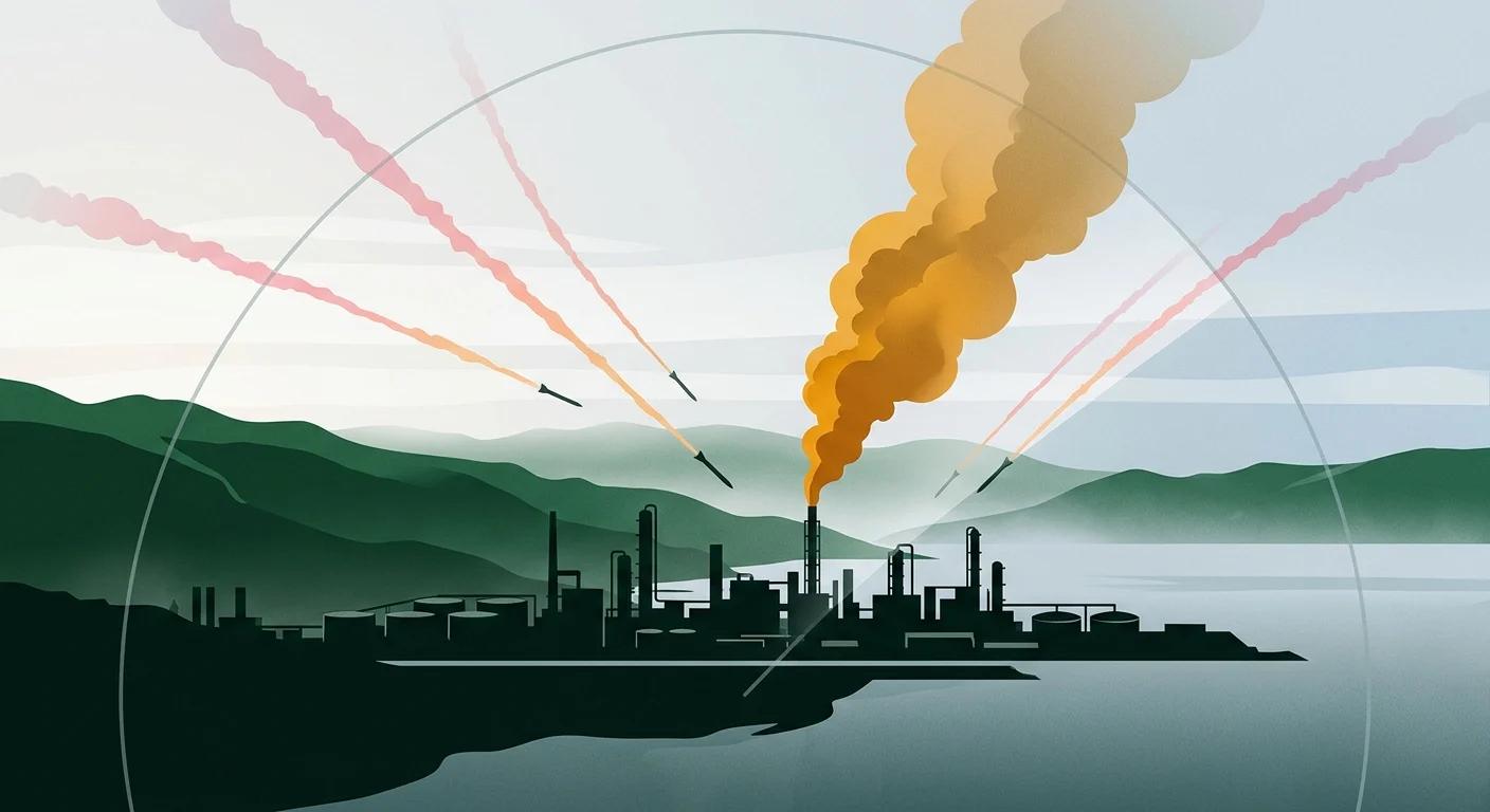 Ataque combinado de Irán y Líbano golpea refinerías de Haifa