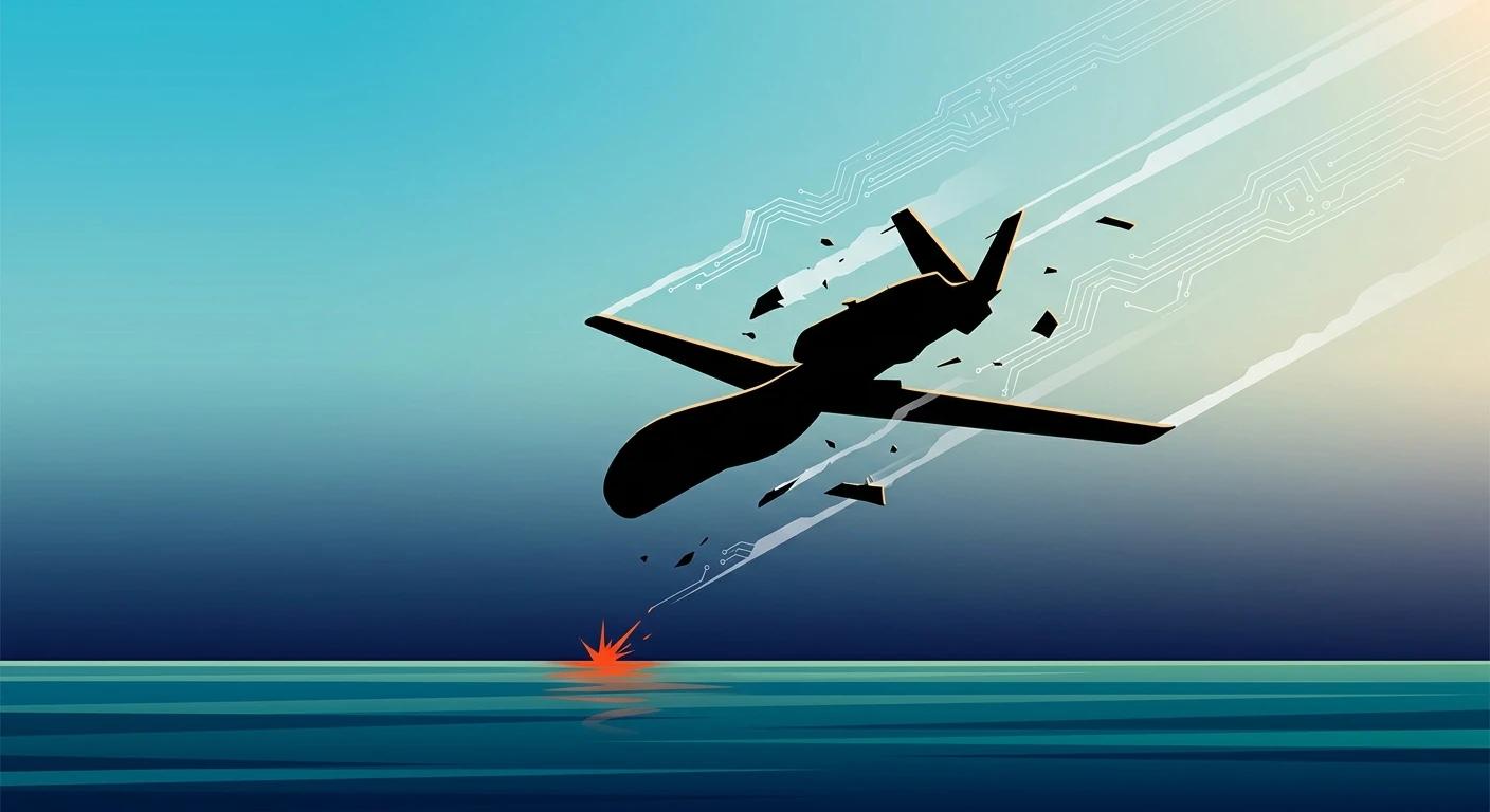 Dron Triton de EE.UU. se estrella en Golfo Pérsico tras caída abrupta