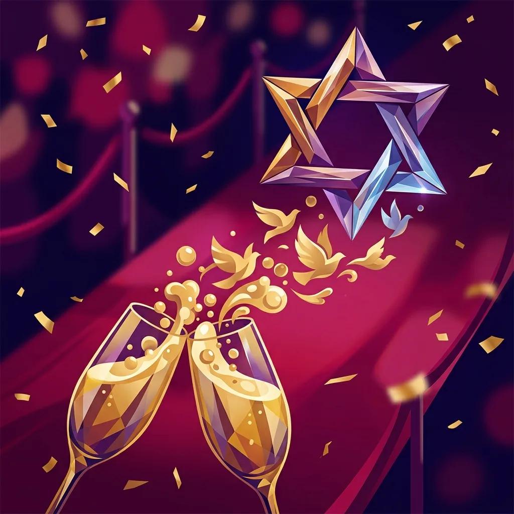 Dos bodas de figuras israelíes marcan el inicio de Shavuot